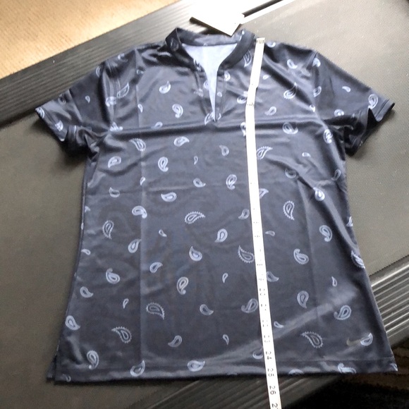 NIKE (M) Women's Dri-Fit Victory Jacquard Short Sleeve Polo Dry-fit golf classic - Picture 4 of 11